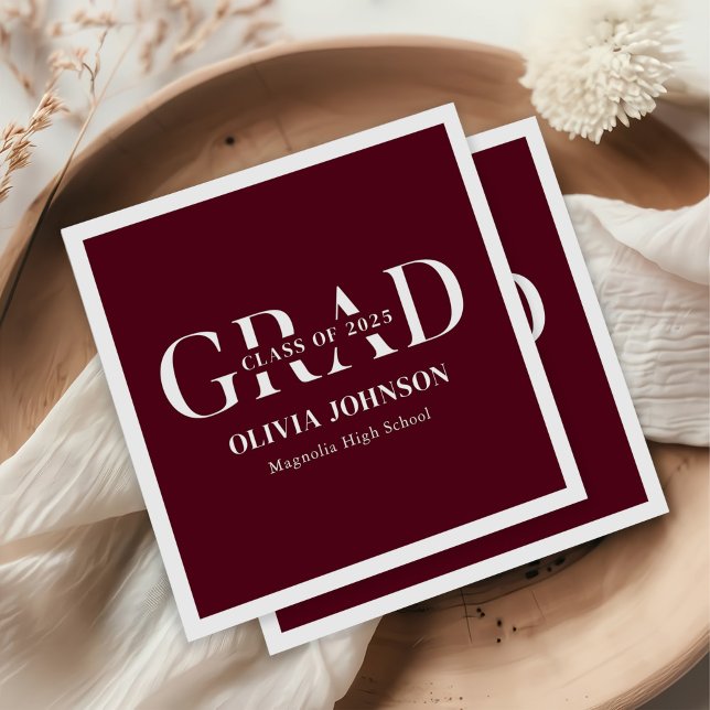 Minimale Graduierungspartei Serviette (Von Creator hochgeladen)