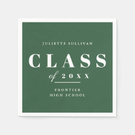 Minimale Graduierungspartei Serviette