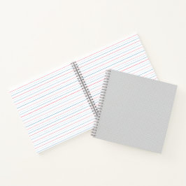 Minimale graue Punkte-Muster  Notizbuch