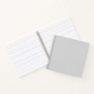 Minimale graue Punkte-Muster Notizbuch