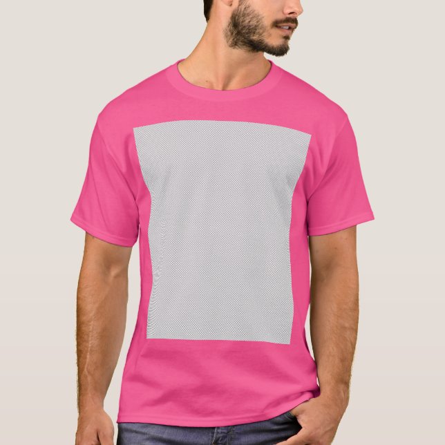 Minimale graue Tupfenmuster  T-Shirt (Vorderseite)