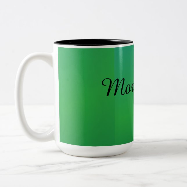 Minimale grüne Kaffeetasse | Einfaches Trinkgeschi (Links)