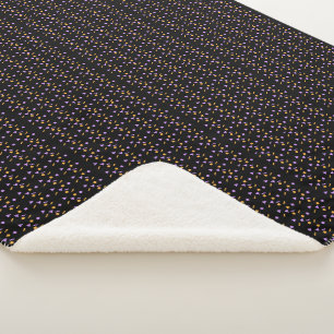Minimale Halloween-Confetti-Streusel Baby Sherpadecke