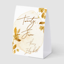 Minimale Herbst-Goldene Botanische Schrift Hochzei