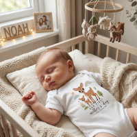 Minimale Hirsch-Mutter-Baby-Erstes-Muttertag-Desig