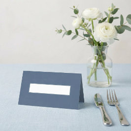 Minimale Hochzeit Schieferblau moderne leere Platz Platzkarte