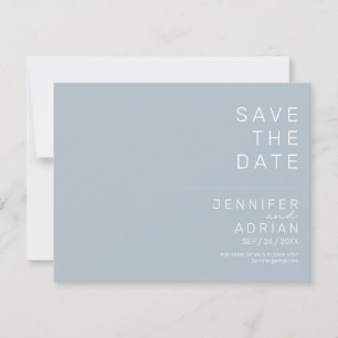 Minimale Hochzeit Speichern Sie die Datumskarten