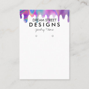 Minimale Holografischer Tropfen-Speicherkarte Visitenkarte