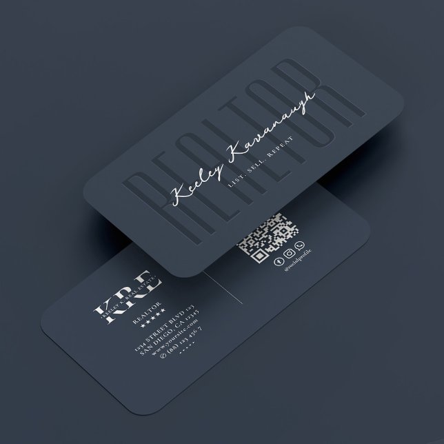 Minimale Immobilienaktienkohle bei Immobilien Anwe Visitenkarte (Minimal Realtor Real Estate Mortgage Charcoal Business Card
)