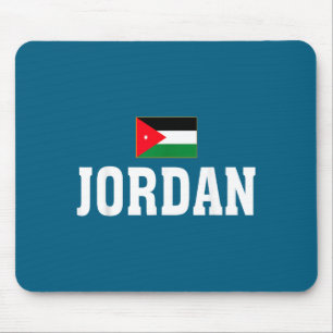 Minimale jordanische Flagge Patriotische Landeswur Mousepad