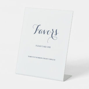 Minimale Kalligrafie Script-Gefallen Bitte nehmen Sockelschild