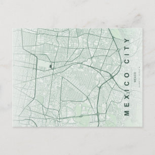 Minimale Karte von Mexico City