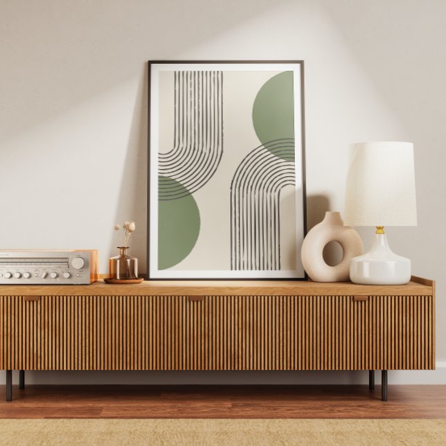 Minimale Kunst des Mittelaljahrhunderts Poster (Von Creator hochgeladen)