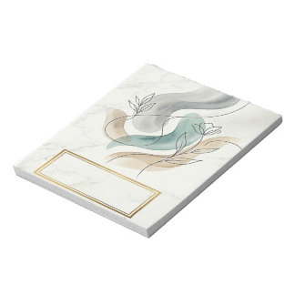 Minimale Kunst Notizblock