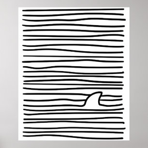 Minimale Linie Zeichnend einfaches Geschenk für Ha Poster