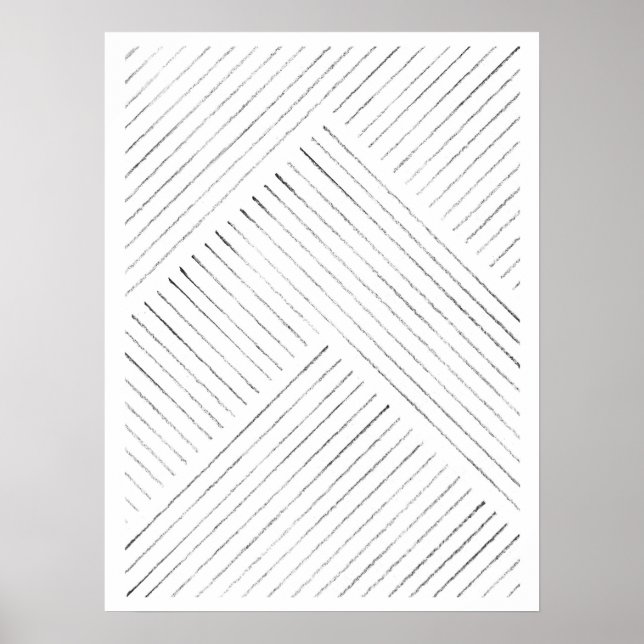 Minimale Linienart Poster (Vorne)