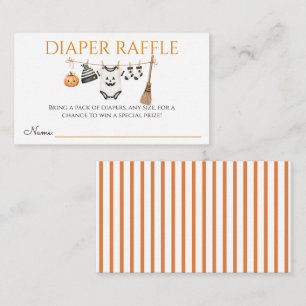 Minimale Little Boo Halloween-Baby-Party Begleitkarte