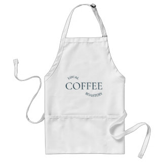 Minimale lokale Kaffeerösterei-Logo Schürze
