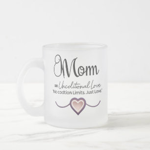 Minimale Mama Liebe Tasse - bedingungslose Liebe