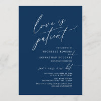 Minimale Marine, Liebe bei Patient, Hochzeit versc