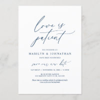 Minimale Marine, Liebe ist geduldig, Hochzeit vers