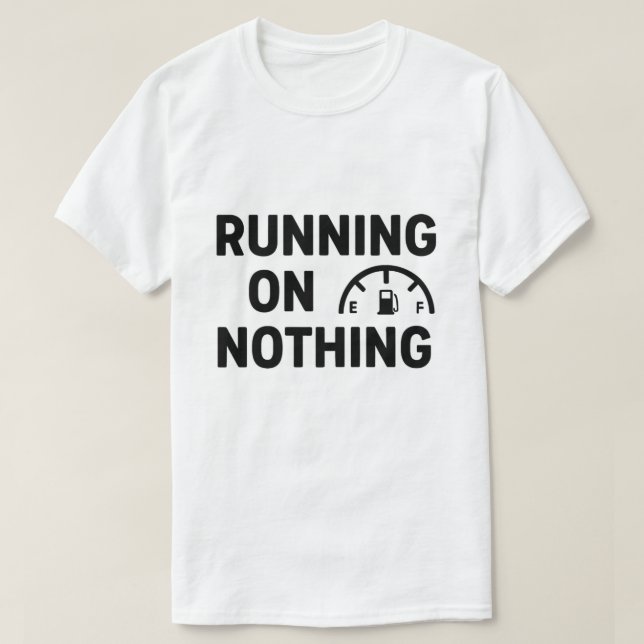Minimale Meme-Energie-Design T-Shirt (Design vorne)
