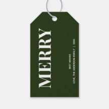 Minimale MERRY | Waldgrüne Feiertage