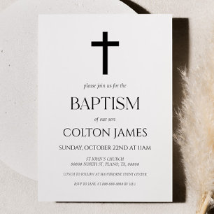 Minimale Minimalistische einfache, einfache, elega Einladung