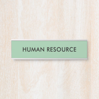 Minimale Minze Grüne Zimmerabteilung Name Tür Zeic Türschild