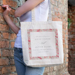 Minimale moderne Blush Paisley Typografie Hochzeit Tragetasche<br><div class="desc">Wenn Sie weitere Anpassungen benötigen,  schreiben Sie mir bitte an yellowfebstudio@gmail.com.</div>