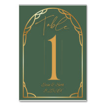 Minimale moderne Bogenhochzeit | Olivenöl und Gold