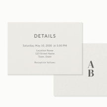 Minimale moderne Details Karte für eine zivilrecht