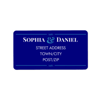 Minimale moderne editierbare Hochzeits-RSVP-Adress Adressaufkleber