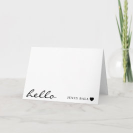 Minimale moderne Herz saubere weiße Gestaltung