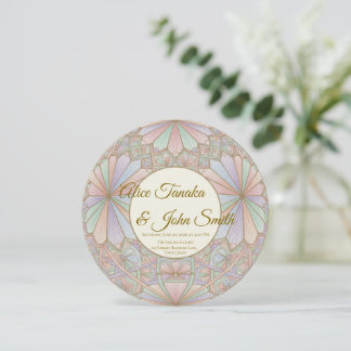 Minimale moderne Hochzeitseinladung – Elegant JP Einladung