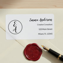 Minimale moderne Monogramm