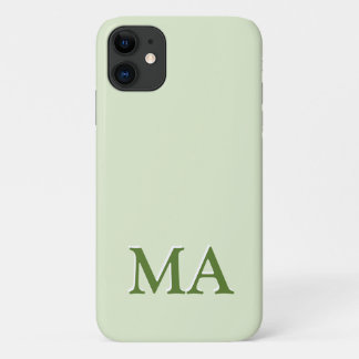 Minimale moderne Monogramm-iPhone Case-Mate iPhone Hülle
