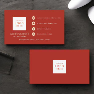 Minimale moderne professionelle Visitenkarte in Ro