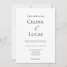 Minimale moderne Typografie Schwarze und weiße Hoc
