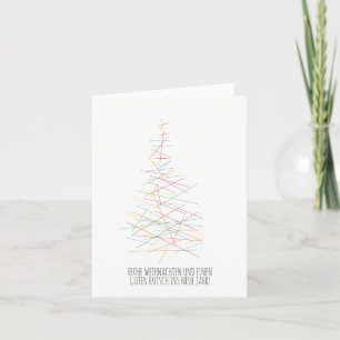 minimale, moderne Weihnachten