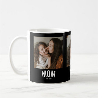 Minimale Mom Errichtet Schwarz 3 Foto Kaffeetasse