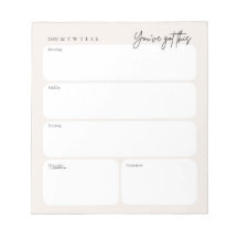 Minimale Notizblock-Tagesplanerkladde