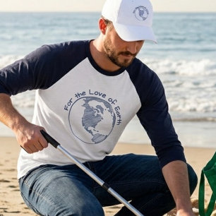 Minimale Öko Für die Liebe zum Tag der Erde Navy G T-Shirt
