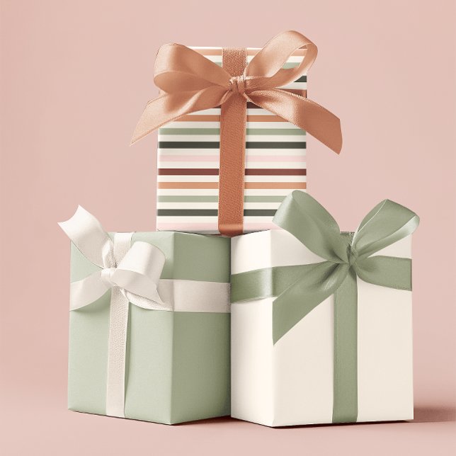 Minimale Osterweiche Frühlingsfarben Geschenkpapier Set (Minimal Easter Soft Spring Colors Wrapping Paper Sheets)