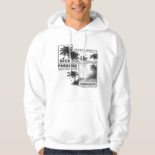 Minimale Paris-Streifen-Ästhetik-Hoodie Hoodie