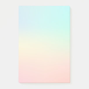 Minimale Pastell-Wasserfarbe Stylisch Post-it Klebezettel