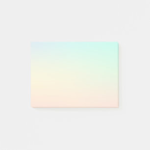 Minimale Pastellfarben Post-it Klebezettel