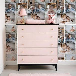 Minimale Personalisierte Wall Baby 8 FotoCollage Tapete