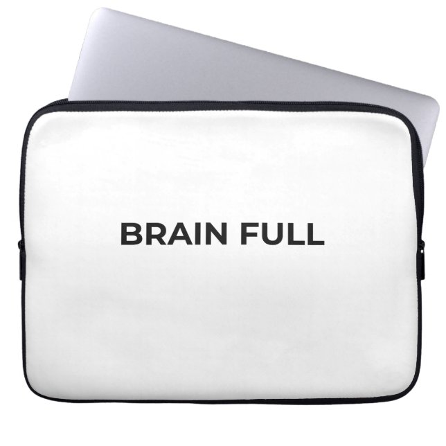Minimale professionelle Laptoptasche Brain Full Laptopschutzhülle (Vorderseite)