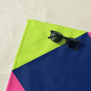 Minimale Rechtecke fett Strandtuch